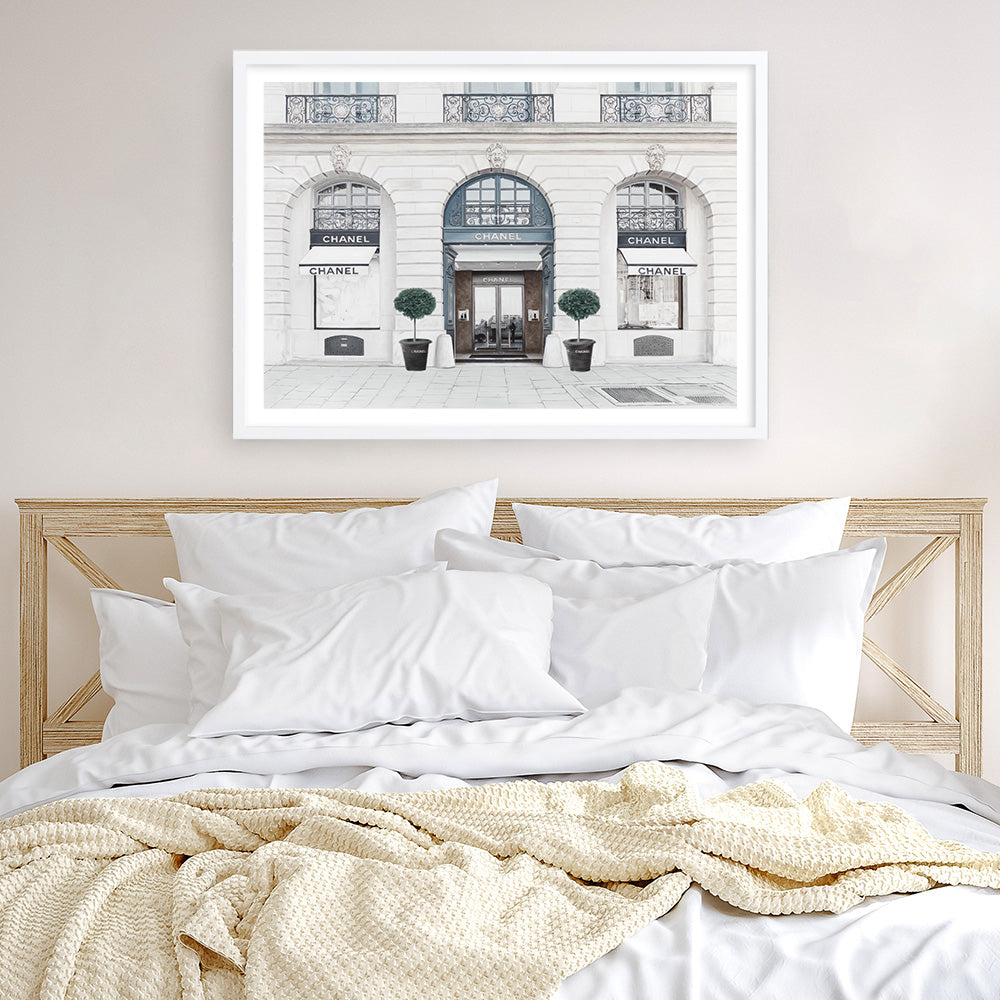 Shop 31 Rue Cambon I Art Print a Paris France fashion style themed painted wall art print from The Print Emporium wall artwork collection - Buy Australian made fine art painting style poster and framed prints for the home and your interior decor room, TPE-745-AP