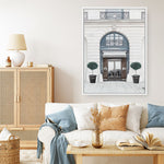 Shop 31 Rue Cambon II Canvas Print a Paris France Fashion style themed painted framed canvas wall art print from The Print Emporium artwork collection - Buy Australian made fine art painting style stretched canvas prints for the home and your interior decor space, TPE-773-CA-35X46-NF