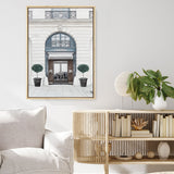 Shop 31 Rue Cambon II Canvas Print a Paris France Fashion style themed painted framed canvas wall art print from The Print Emporium artwork collection - Buy Australian made fine art painting style stretched canvas prints for the home and your interior decor space, TPE-773-CA-35X46-NF