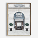 Shop 31 Rue Cambon II Canvas Print a Paris France Fashion style themed painted framed canvas wall art print from The Print Emporium artwork collection - Buy Australian made fine art painting style stretched canvas prints for the home and your interior decor space, TPE-773-CA-35X46-NF