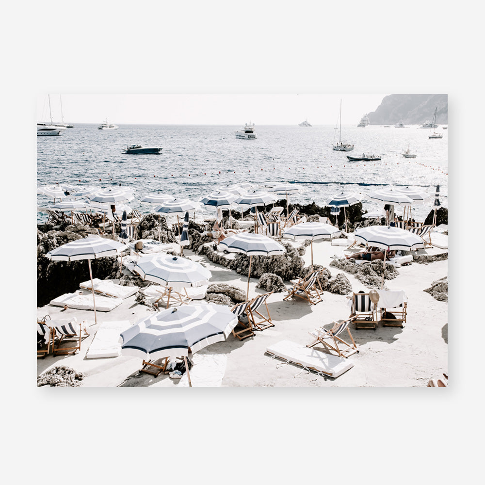 Shop A Day At Fontelina I Photo Art Print a coastal themed photography wall art print from The Print Emporium wall artwork collection - Buy Australian made fine art poster and framed prints for the home and your interior decor, TPE-728-AP