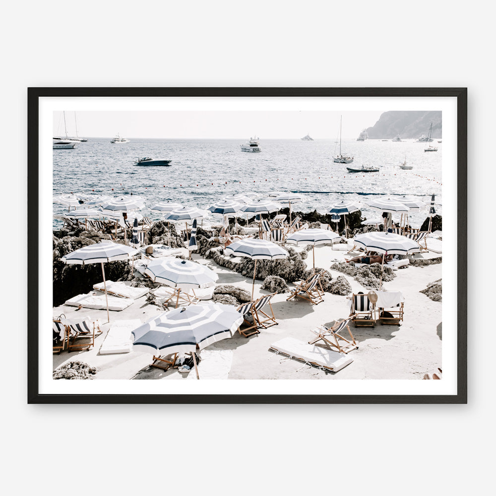 Shop A Day At Fontelina I Photo Art Print a coastal themed photography wall art print from The Print Emporium wall artwork collection - Buy Australian made fine art poster and framed prints for the home and your interior decor, TPE-728-AP