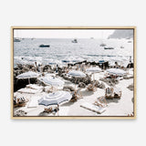 Shop A Day At Fontelina I Photo Canvas Print a coastal themed photography framed stretched canvas print from The Print Emporium wall artwork collection - Buy Australian made prints for the home and your interior decor space, TPE-728-CA-35X46-NF