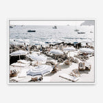 Shop A Day At Fontelina I Photo Canvas Print a coastal themed photography framed stretched canvas print from The Print Emporium wall artwork collection - Buy Australian made prints for the home and your interior decor space, TPE-728-CA-35X46-NF