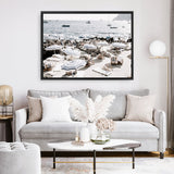 Shop A Day At Fontelina I Photo Canvas Print a coastal themed photography framed stretched canvas print from The Print Emporium wall artwork collection - Buy Australian made prints for the home and your interior decor space, TPE-728-CA-35X46-NF