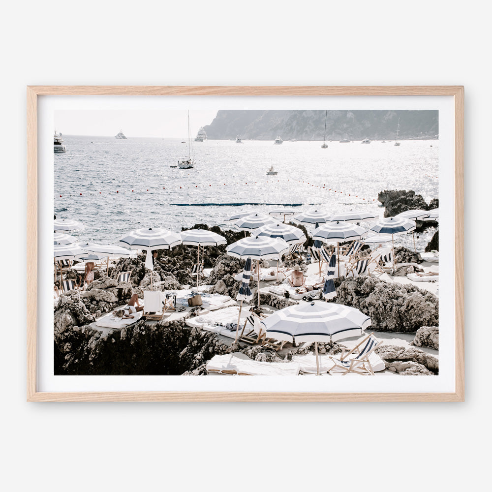 Shop A Day At Fontelina II Photo Art Print a coastal themed photography wall art print from The Print Emporium wall artwork collection - Buy Australian made fine art poster and framed prints for the home and your interior decor, TPE-855-AP