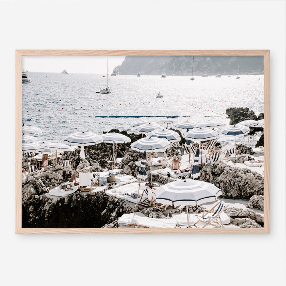 Shop A Day At Fontelina II Photo Art Print a coastal themed photography wall art print from The Print Emporium wall artwork collection - Buy Australian made fine art poster and framed prints for the home and your interior decor, TPE-855-AP