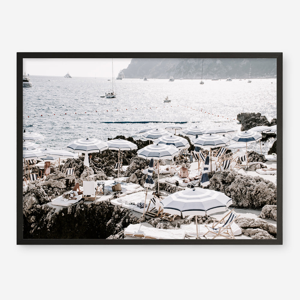 Shop A Day At Fontelina II Photo Art Print a coastal themed photography wall art print from The Print Emporium wall artwork collection - Buy Australian made fine art poster and framed prints for the home and your interior decor, TPE-855-AP