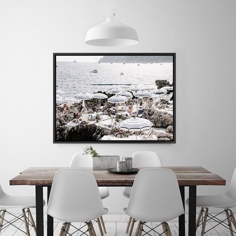 Shop A Day At Fontelina II Photo Canvas Print a coastal themed photography framed stretched canvas print from The Print Emporium wall artwork collection - Buy Australian made prints for the home and your interior decor space, TPE-855-CA-35X46-NF