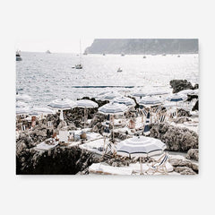 Shop A Day At Fontelina II Photo Canvas Print a coastal themed photography framed stretched canvas print from The Print Emporium wall artwork collection - Buy Australian made prints for the home and your interior decor space, TPE-855-CA-35X46-NF