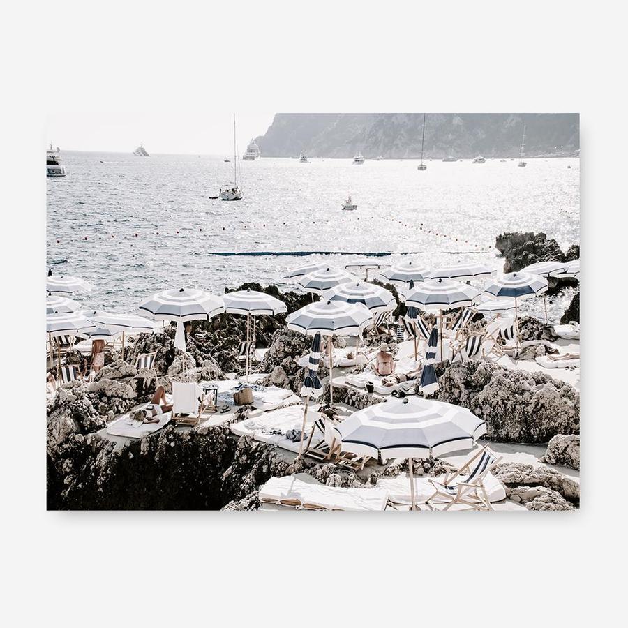 Shop A Day At Fontelina II Photo Canvas Print a coastal themed photography framed stretched canvas print from The Print Emporium wall artwork collection - Buy Australian made prints for the home and your interior decor space, TPE-855-CA-35X46-NF