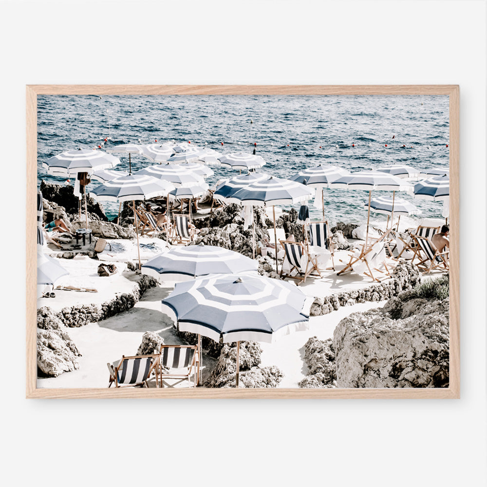 Shop A Day At Fontelina III Photo Art Print a coastal themed photography wall art print from The Print Emporium wall artwork collection - Buy Australian made fine art poster and framed prints for the home and your interior decor, TPE-860-AP