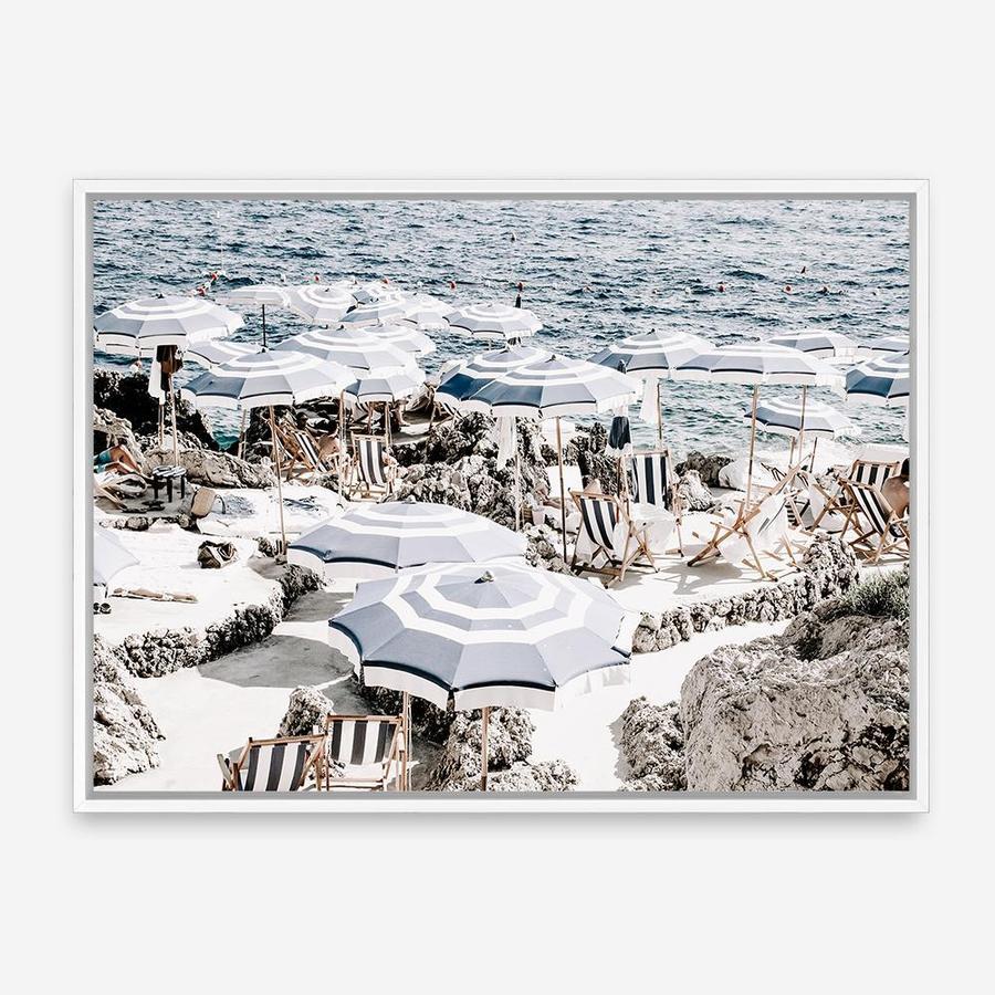 Shop A Day At Fontelina III Photo Canvas Print a coastal themed photography framed stretched canvas print from The Print Emporium wall artwork collection - Buy Australian made prints for the home and your interior decor space, TPE-860-CA-35X46-NF