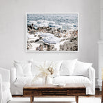 Shop A Day At Fontelina III Photo Canvas Print a coastal themed photography framed stretched canvas print from The Print Emporium wall artwork collection - Buy Australian made prints for the home and your interior decor space, TPE-860-CA-35X46-NF