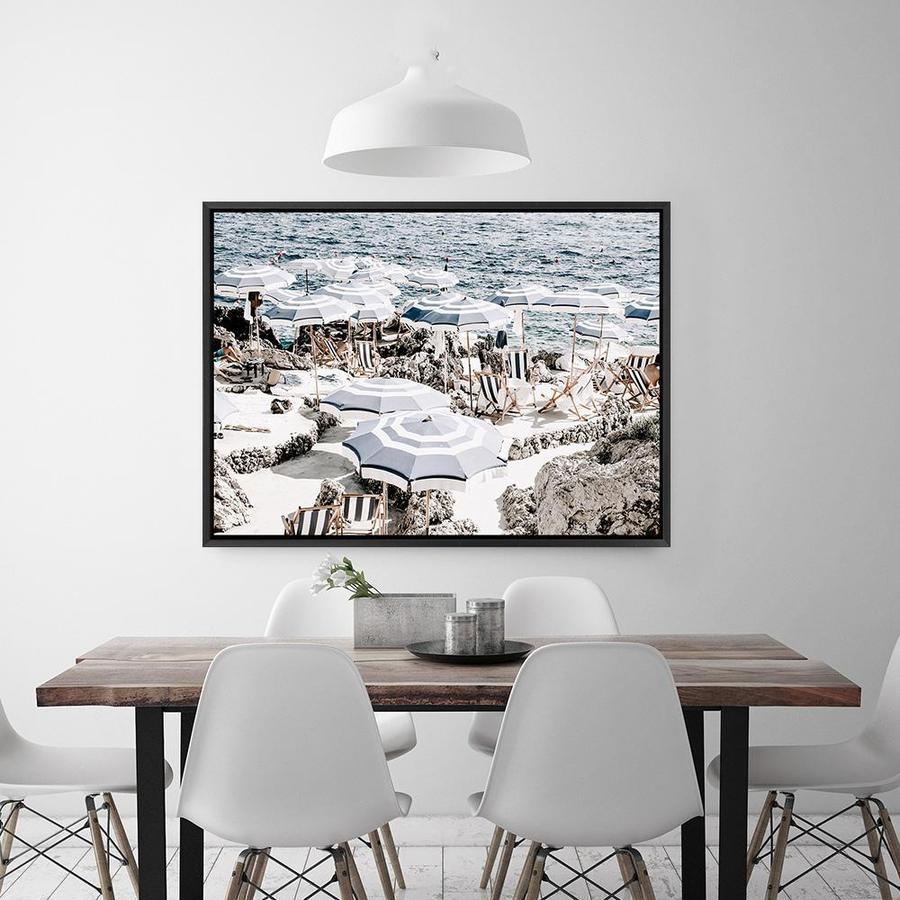 Shop A Day At Fontelina III Photo Canvas Print a coastal themed photography framed stretched canvas print from The Print Emporium wall artwork collection - Buy Australian made prints for the home and your interior decor space, TPE-860-CA-35X46-NF
