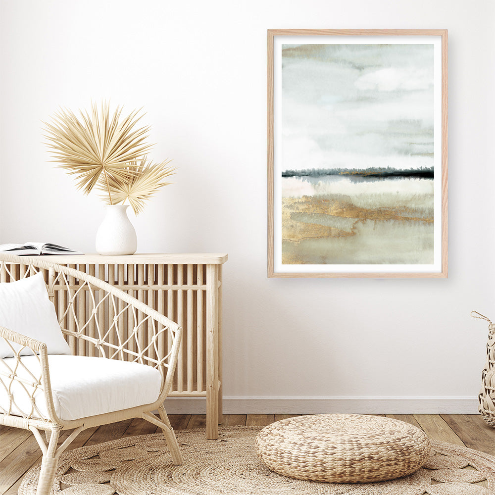 Shop A Home Before Dark I Art Print a painted abstract themed wall art print from The Print Emporium wall artwork collection - Buy Australian made fine art painting style poster and framed prints for the home and your interior decor room, TPE-PC-PG924-AP