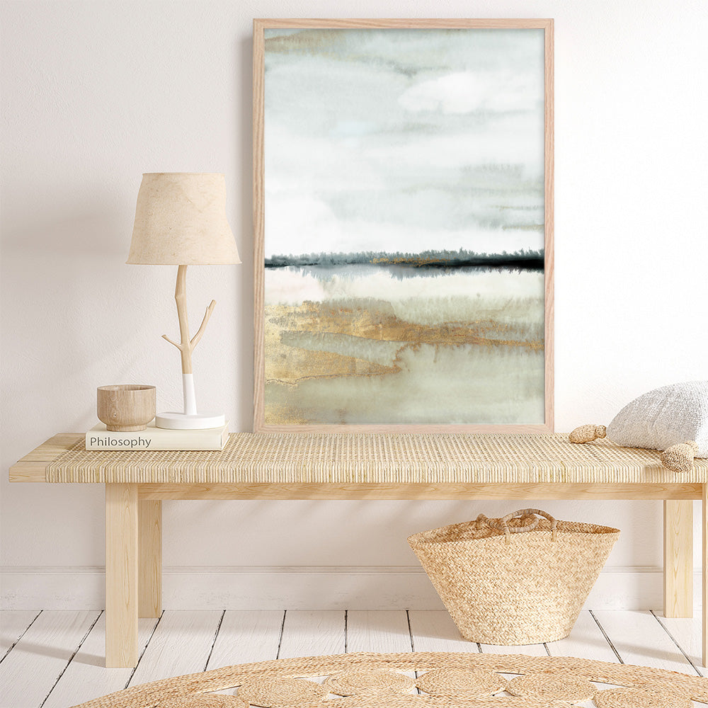 Shop A Home Before Dark I Art Print a painted abstract themed wall art print from The Print Emporium wall artwork collection - Buy Australian made fine art painting style poster and framed prints for the home and your interior decor room, TPE-PC-PG924-AP