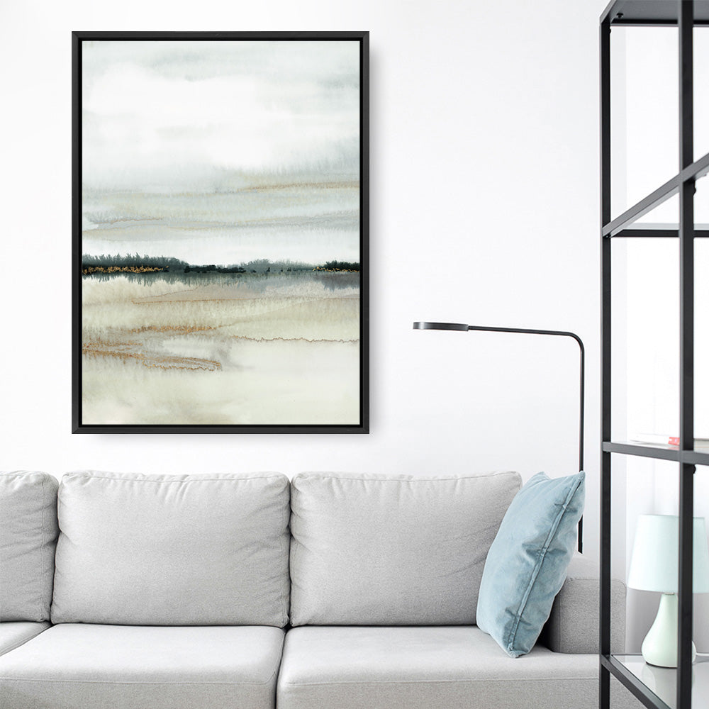 Shop A Home Before Dark II Canvas Print a painted abstract themed framed canvas wall art print from The Print Emporium artwork collection - Buy Australian made fine art painting style stretched canvas prints for the home and your interior decor space, TPE-PC-PG925-CA-35X46-NF