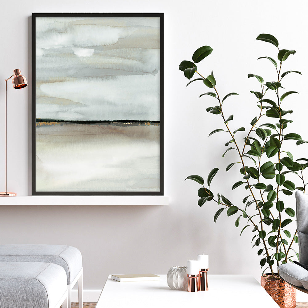 Shop A Home Before Dark III Art Print a painted abstract themed wall art print from The Print Emporium wall artwork collection - Buy Australian made fine art painting style poster and framed prints for the home and your interior decor room, TPE-PC-PG926-AP