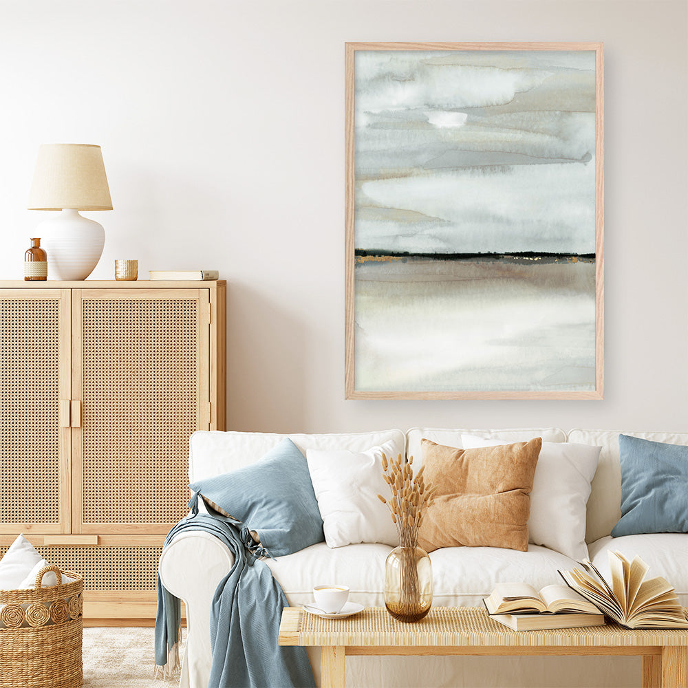 Shop A Home Before Dark III Art Print a painted abstract themed wall art print from The Print Emporium wall artwork collection - Buy Australian made fine art painting style poster and framed prints for the home and your interior decor room, TPE-PC-PG926-AP