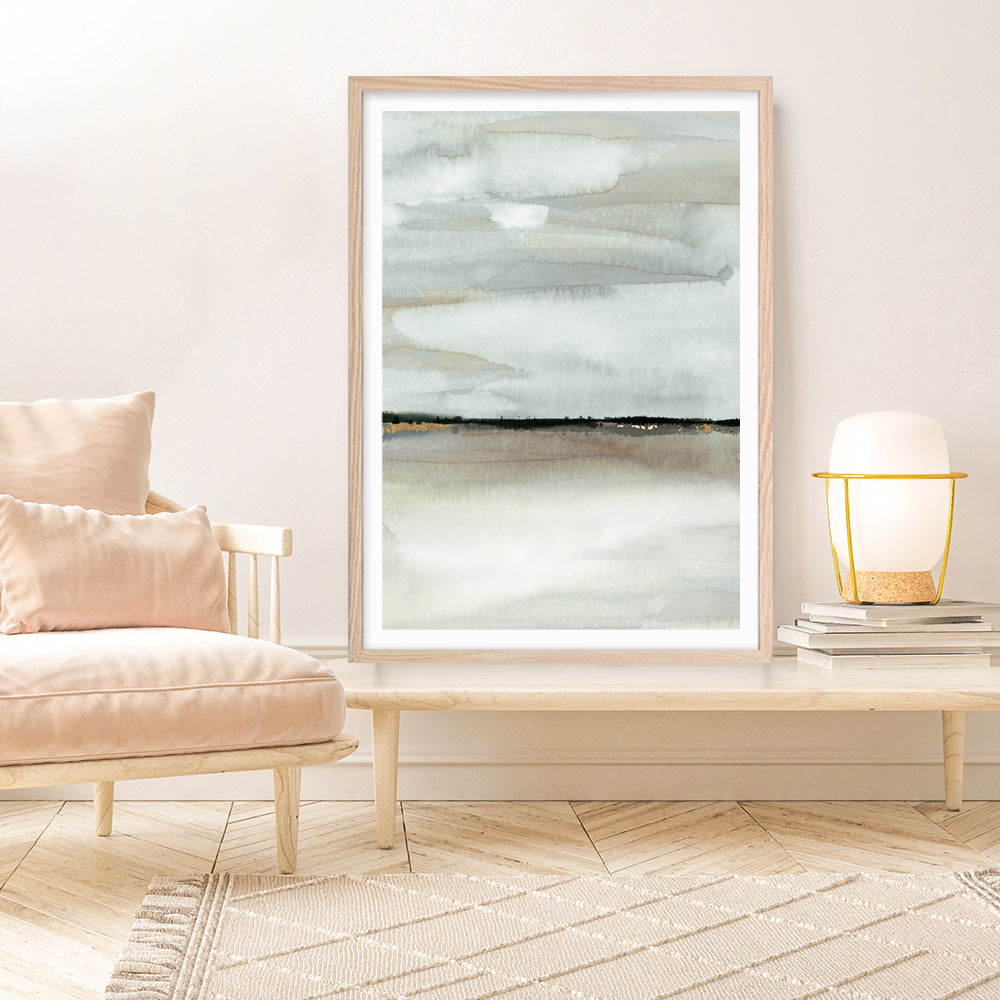 Shop A Home Before Dark III Art Print a painted abstract themed wall art print from The Print Emporium wall artwork collection - Buy Australian made fine art painting style poster and framed prints for the home and your interior decor room, TPE-PC-PG926-AP