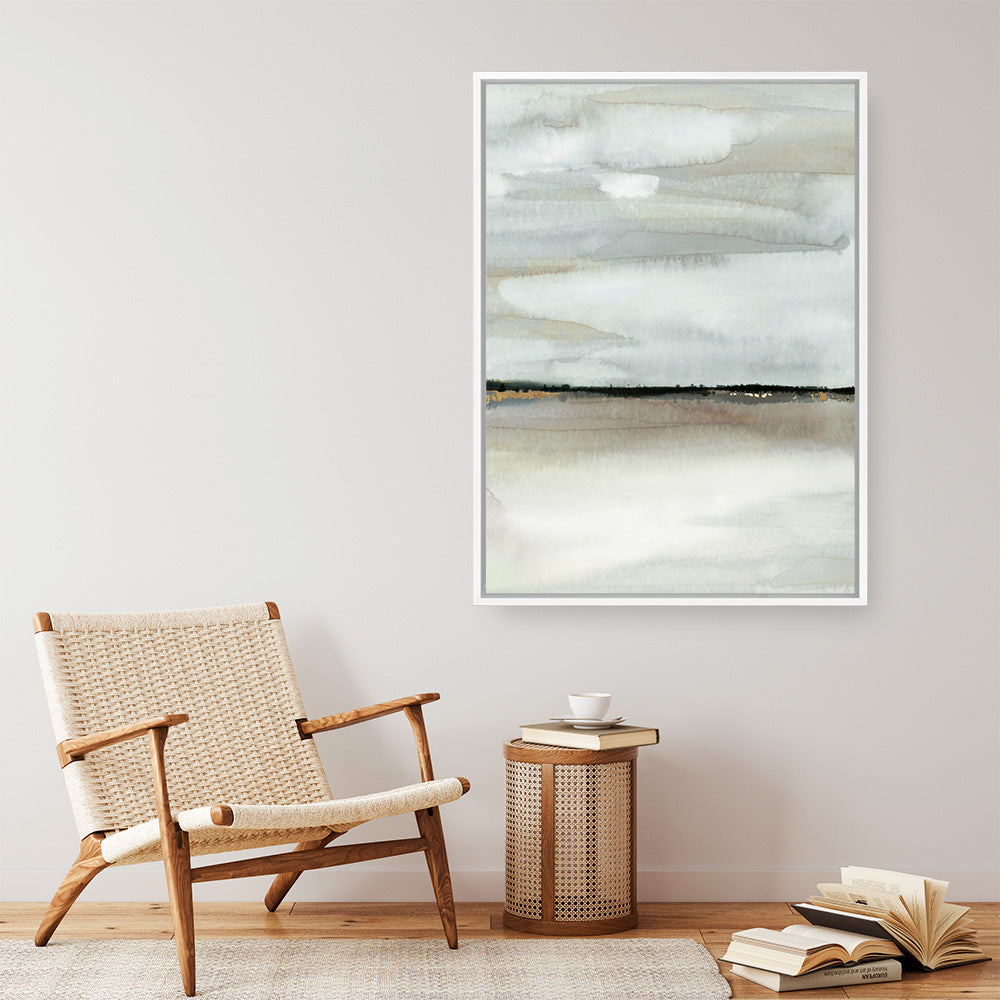 Shop A Home Before Dark III Canvas Print a painted abstract themed framed canvas wall art print from The Print Emporium artwork collection - Buy Australian made fine art painting style stretched canvas prints for the home and your interior decor space, TPE-PC-PG926-CA-35X46-NF