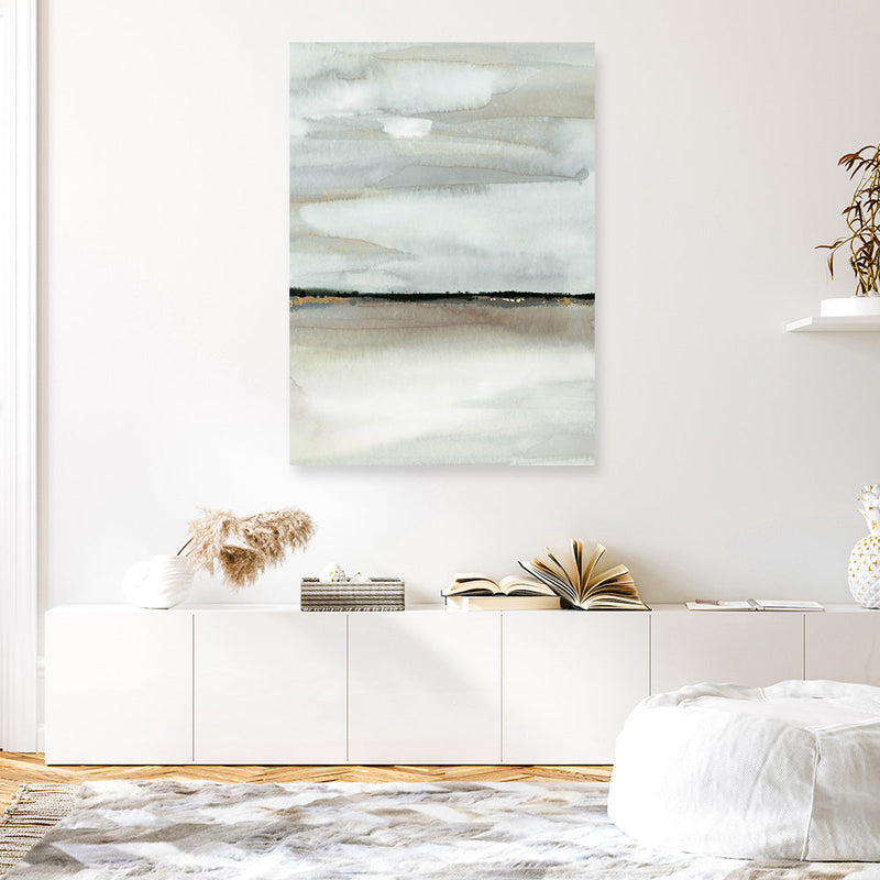 Shop A Home Before Dark III Canvas Print a painted abstract themed framed canvas wall art print from The Print Emporium artwork collection - Buy Australian made fine art painting style stretched canvas prints for the home and your interior decor space, TPE-PC-PG926-CA-35X46-NF
