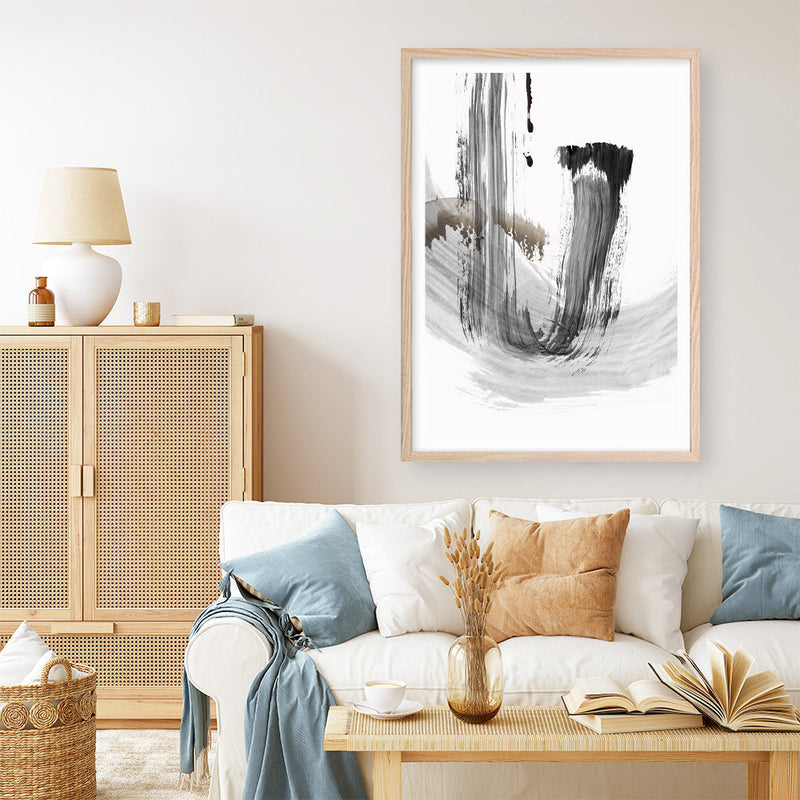 Shop A Loner I Art Print a painted abstract themed wall art print from The Print Emporium wall artwork collection - Buy Australian made fine art painting style poster and framed prints for the home and your interior decor room, TPE-PC-PG490-AP