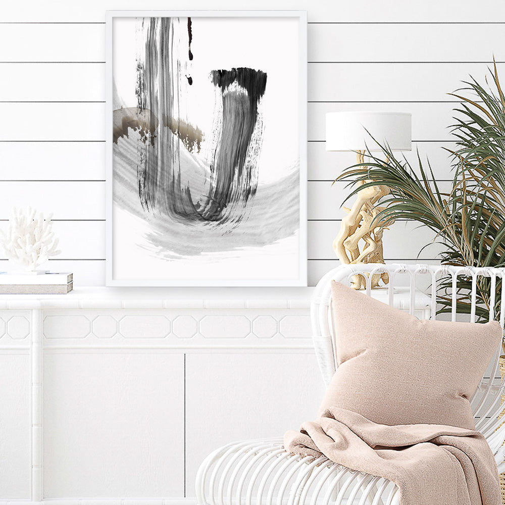 Shop A Loner I Art Print a painted abstract themed wall art print from The Print Emporium wall artwork collection - Buy Australian made fine art painting style poster and framed prints for the home and your interior decor room, TPE-PC-PG490-AP