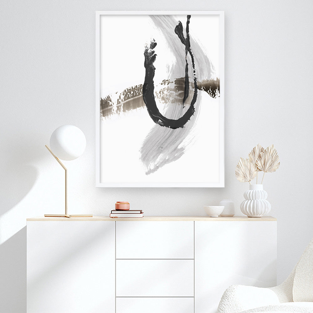 Shop A Loner II Art Print a painted abstract themed wall art print from The Print Emporium wall artwork collection - Buy Australian made fine art painting style poster and framed prints for the home and your interior decor room, TPE-PC-PG491-AP