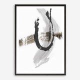 Shop A Loner II Art Print a painted abstract themed wall art print from The Print Emporium wall artwork collection - Buy Australian made fine art painting style poster and framed prints for the home and your interior decor room, TPE-PC-PG491-AP