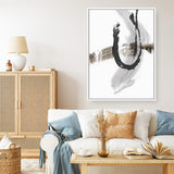 Shop A Loner II Canvas Print a painted abstract themed framed canvas wall art print from The Print Emporium artwork collection - Buy Australian made fine art painting style stretched canvas prints for the home and your interior decor space, TPE-PC-PG491-CA-35X46-NF