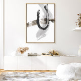 Shop A Loner II Canvas Print a painted abstract themed framed canvas wall art print from The Print Emporium artwork collection - Buy Australian made fine art painting style stretched canvas prints for the home and your interior decor space, TPE-PC-PG491-CA-35X46-NF