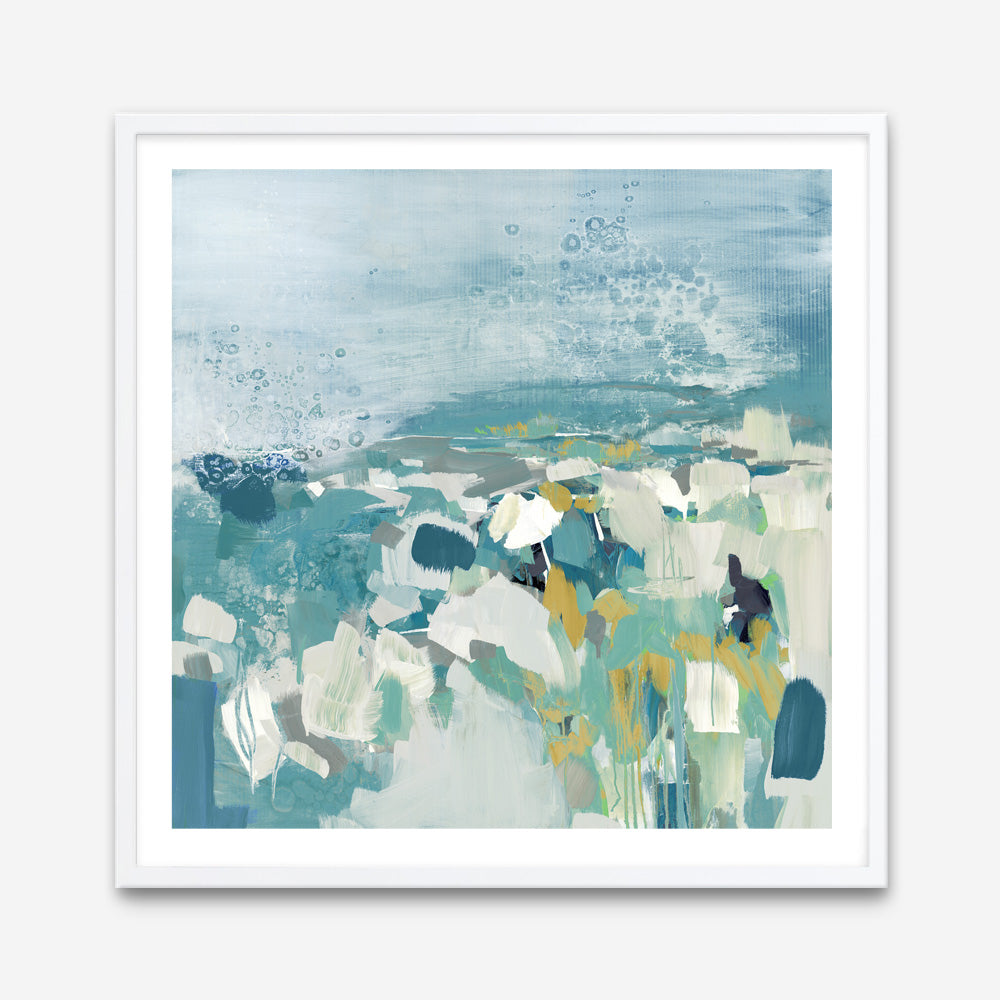Shop Above The Sea (Square) Art Print a painted abstract themed wall art print from The Print Emporium wall artwork collection - Buy Australian made fine art painting style poster and framed prints for the home and your interior decor room, TPE-PC-BC052-AP