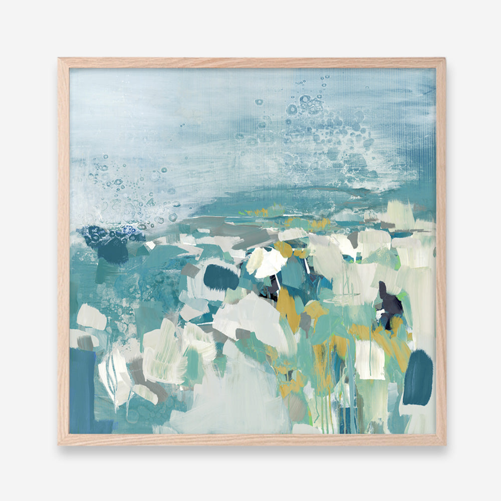 Shop Above The Sea (Square) Art Print a painted abstract themed wall art print from The Print Emporium wall artwork collection - Buy Australian made fine art painting style poster and framed prints for the home and your interior decor room, TPE-PC-BC052-AP