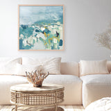 Shop Above The Sea (Square) Art Print a painted abstract themed wall art print from The Print Emporium wall artwork collection - Buy Australian made fine art painting style poster and framed prints for the home and your interior decor room, TPE-PC-BC052-AP