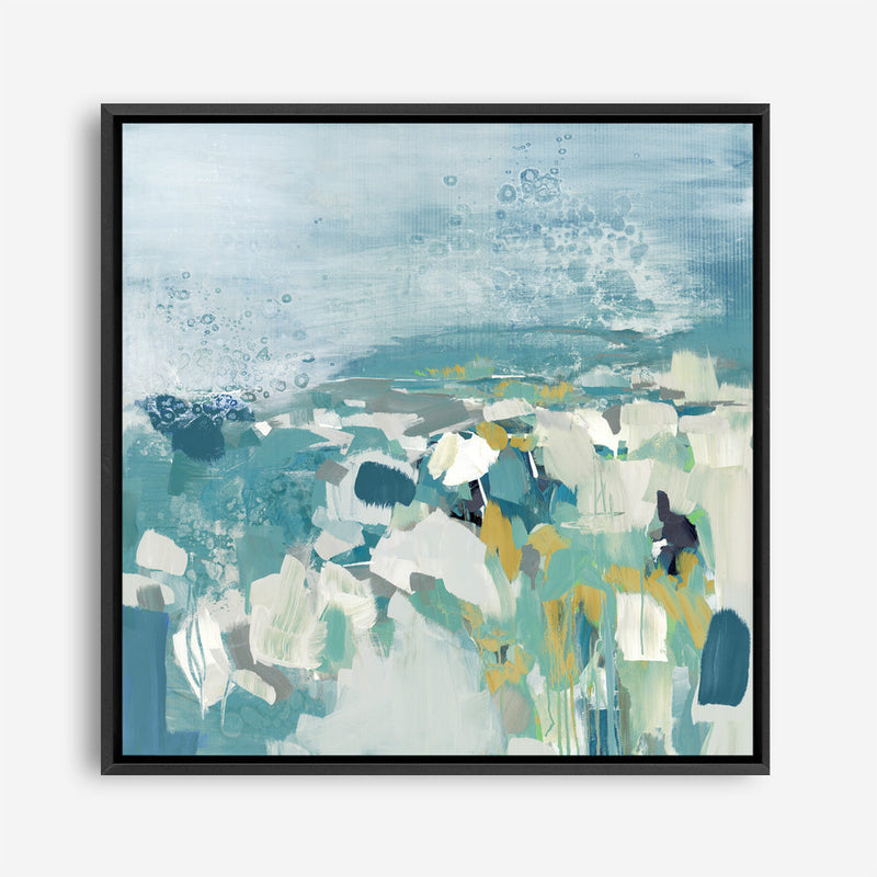 Shop Above The Sea (Square) Canvas Print a painted abstract themed framed canvas wall art print from The Print Emporium artwork collection - Buy Australian made fine art painting style stretched canvas prints for the home and your interior decor space, TPE-PC-BC052-CA-40X40-NF