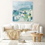 Shop Above The Sea (Square) Canvas Print a painted abstract themed framed canvas wall art print from The Print Emporium artwork collection - Buy Australian made fine art painting style stretched canvas prints for the home and your interior decor space, TPE-PC-BC052-CA-40X40-NF