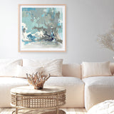 Shop Above the Mist (Square) Art Print a painted abstract themed wall art print from The Print Emporium wall artwork collection - Buy Australian made fine art painting style poster and framed prints for the home and your interior decor room, TPE-PC-BC050-AP