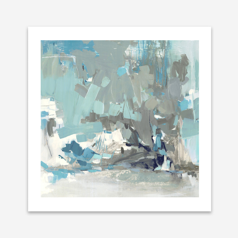 Shop Above the Mist (Square) Art Print a painted abstract themed wall art print from The Print Emporium wall artwork collection - Buy Australian made fine art painting style poster and framed prints for the home and your interior decor room, TPE-PC-BC050-AP