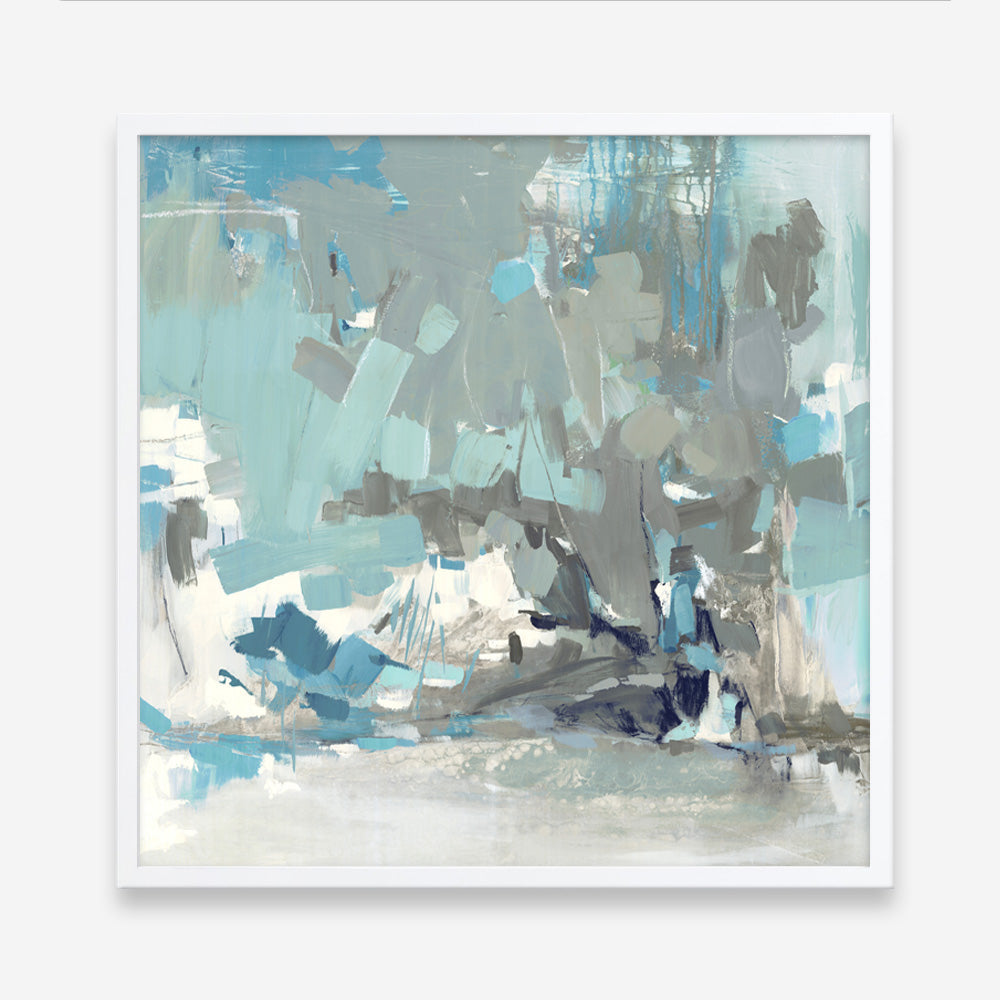 Shop Above the Mist (Square) Art Print a painted abstract themed wall art print from The Print Emporium wall artwork collection - Buy Australian made fine art painting style poster and framed prints for the home and your interior decor room, TPE-PC-BC050-AP