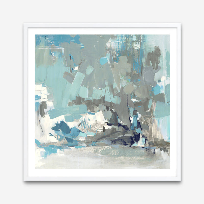 Shop Above the Mist (Square) Art Print a painted abstract themed wall art print from The Print Emporium wall artwork collection - Buy Australian made fine art painting style poster and framed prints for the home and your interior decor room, TPE-PC-BC050-AP