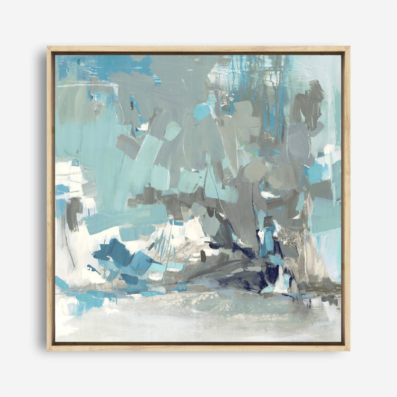 Shop Above the Mist (Square) Canvas Print a painted abstract themed framed canvas wall art print from The Print Emporium artwork collection - Buy Australian made fine art painting style stretched canvas prints for the home and your interior decor space, TPE-PC-BC050-CA-40X40-NF