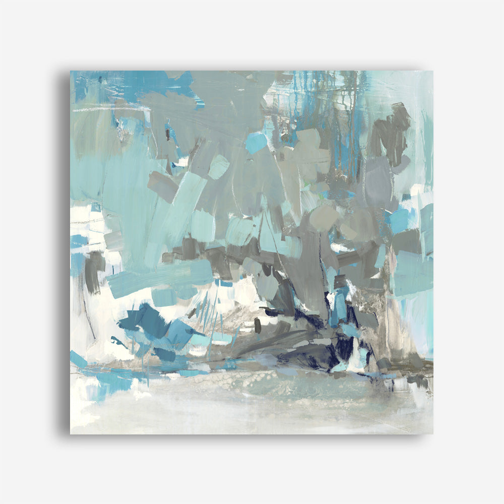 Shop Above the Mist (Square) Canvas Print a painted abstract themed framed canvas wall art print from The Print Emporium artwork collection - Buy Australian made fine art painting style stretched canvas prints for the home and your interior decor space, TPE-PC-BC050-CA-40X40-NF