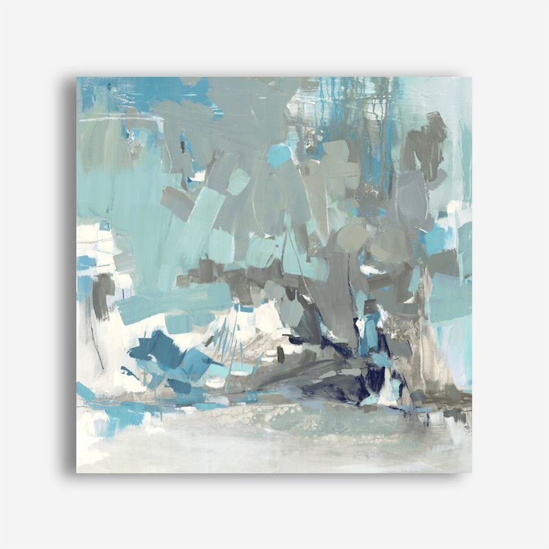 Shop Above the Mist (Square) Canvas Print a painted abstract themed framed canvas wall art print from The Print Emporium artwork collection - Buy Australian made fine art painting style stretched canvas prints for the home and your interior decor space, TPE-PC-BC050-CA-40X40-NF