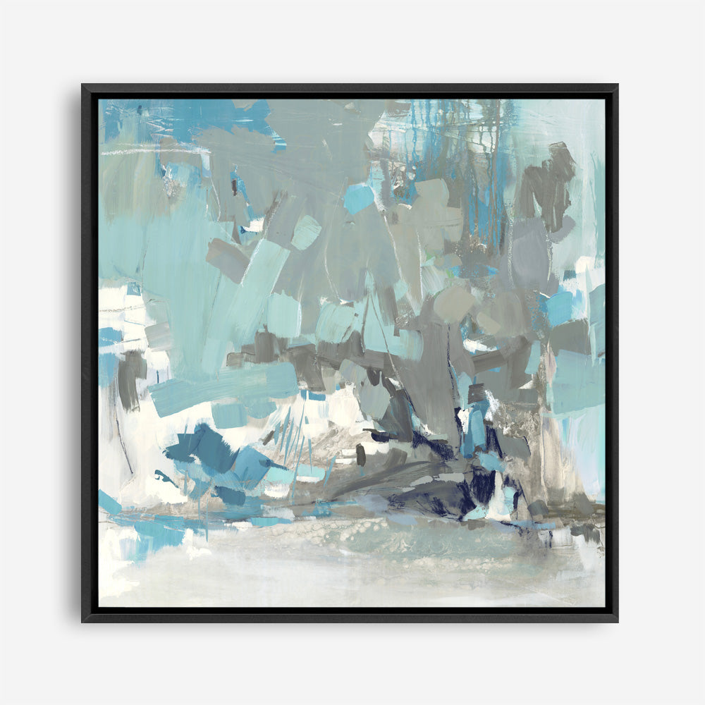 Shop Above the Mist (Square) Canvas Print a painted abstract themed framed canvas wall art print from The Print Emporium artwork collection - Buy Australian made fine art painting style stretched canvas prints for the home and your interior decor space, TPE-PC-BC050-CA-40X40-NF