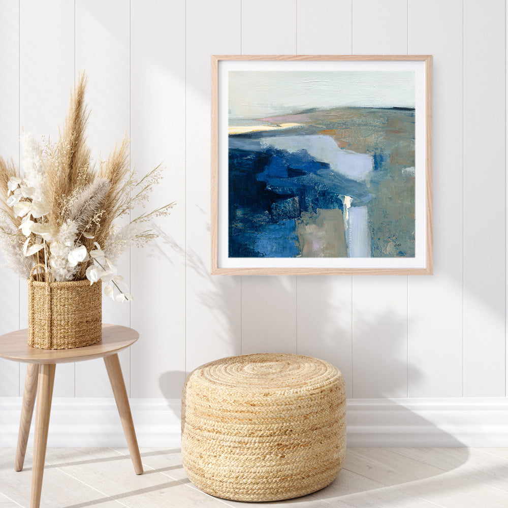 Shop Above the Waves (Square) Art Print a painted abstract themed wall art print from The Print Emporium wall artwork collection - Buy Australian made fine art painting style poster and framed prints for the home and your interior decor room, TPE-WA-70757-AP