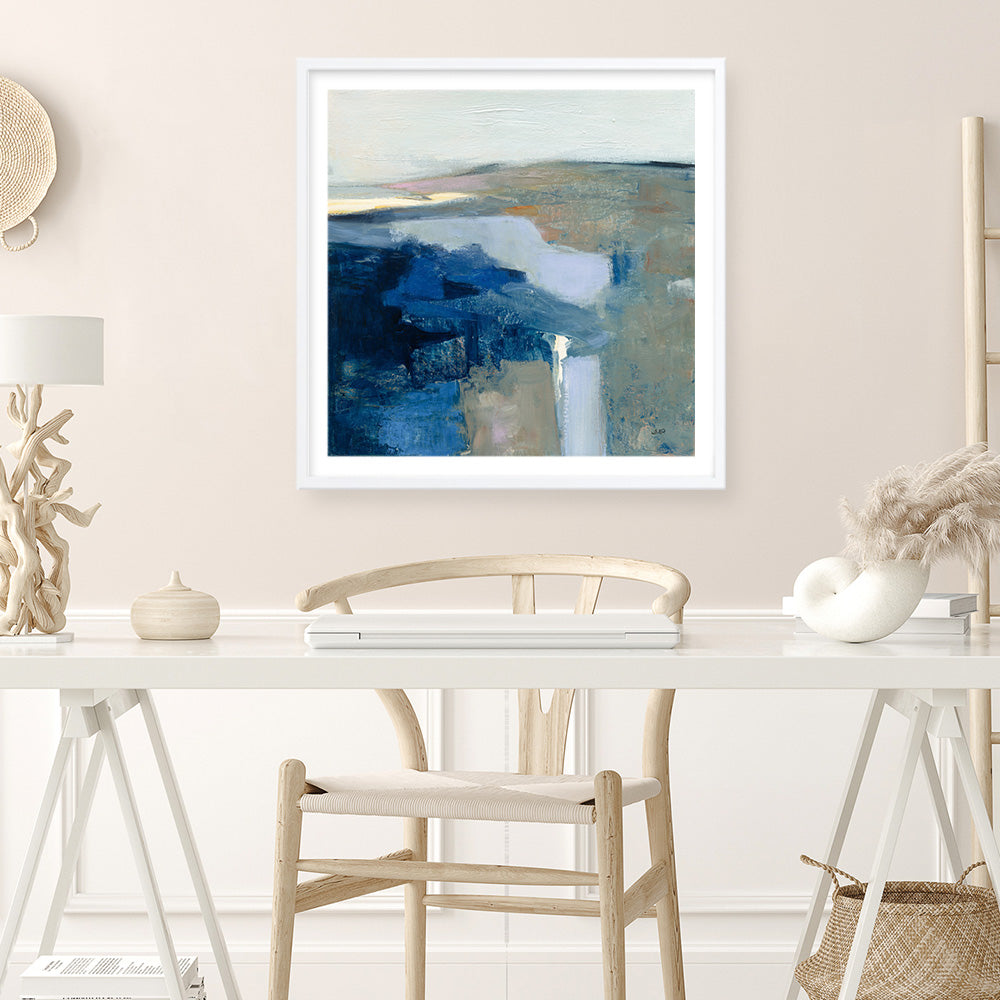 Shop Above the Waves (Square) Art Print a painted abstract themed wall art print from The Print Emporium wall artwork collection - Buy Australian made fine art painting style poster and framed prints for the home and your interior decor room, TPE-WA-70757-AP