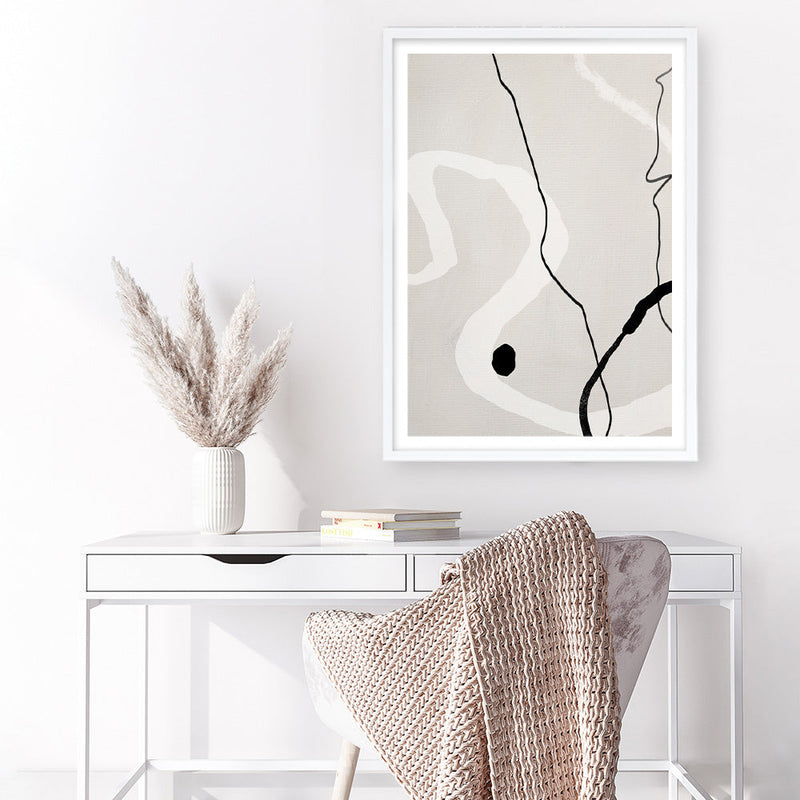 Shop Abstract Forms I Art Print a painted abstract themed wall art print from The Print Emporium wall artwork collection - Buy Australian made fine art painting style poster and framed prints for the home and your interior decor room, TPE-1211-AP