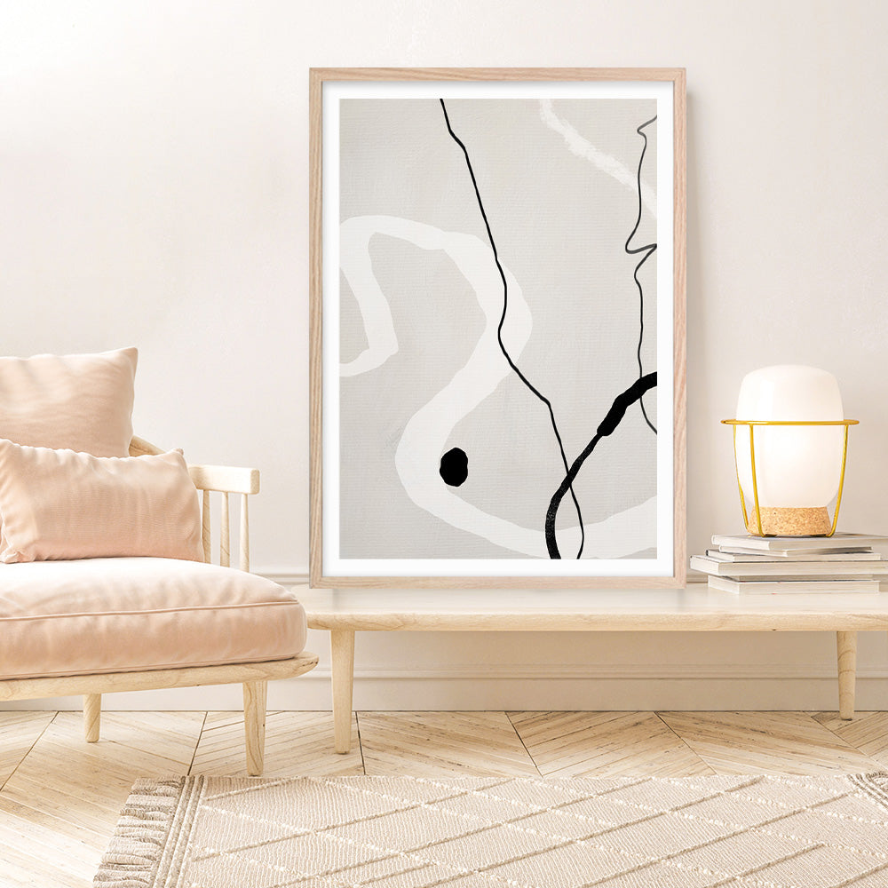 Shop Abstract Forms I Art Print a painted abstract themed wall art print from The Print Emporium wall artwork collection - Buy Australian made fine art painting style poster and framed prints for the home and your interior decor room, TPE-1211-AP